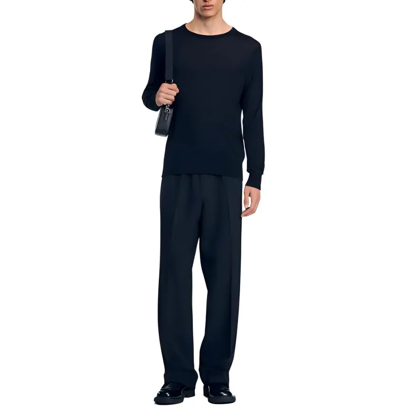 Sandro Sweaters Men Black-1