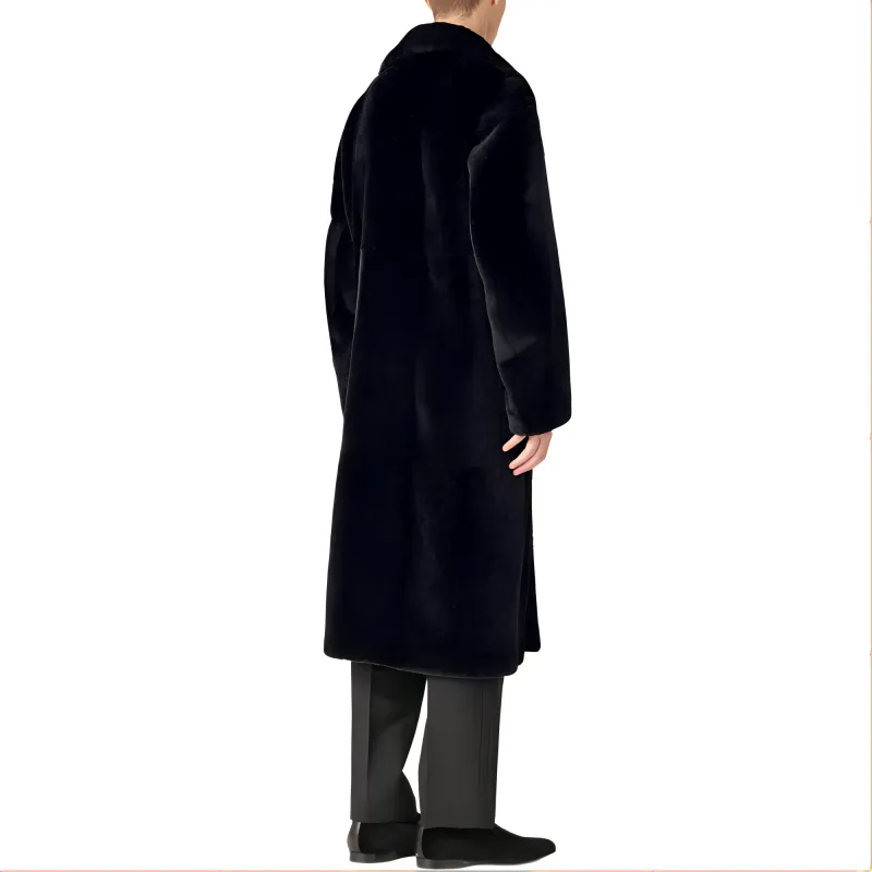 Loro Piana FW24 Coats Men's Black-3