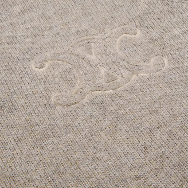 CELINE Triomphe Crew Neck Sweater In Wool And Cashmere-7