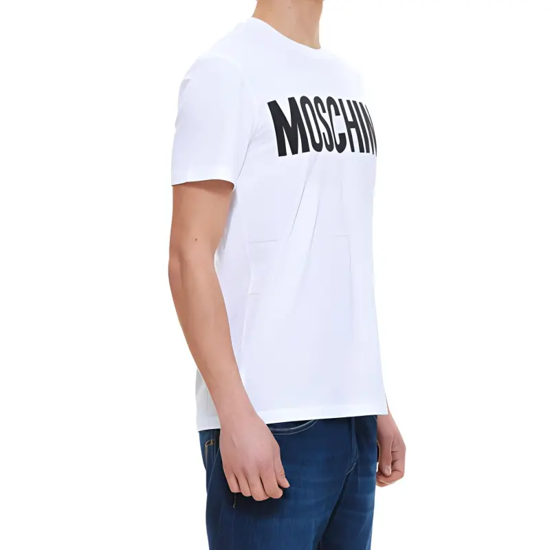 MOSCHINO Logo Printed Crewneck T Shirt-2