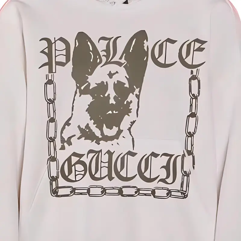 PALACE X GUCCI Printed Cotton Jersey Stud Sweatshirt-2