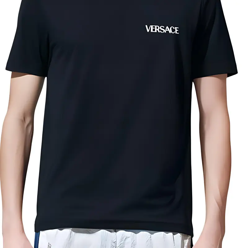 VERSACE La Medusa T Shirts Men Black-5