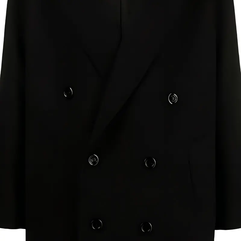 GUCCI Double Breasted Wool Coat-4