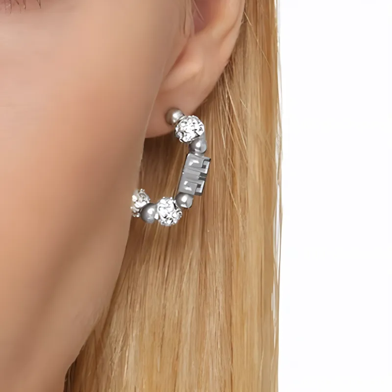 Givenchy 4G Crystal Embellished Earrings-4