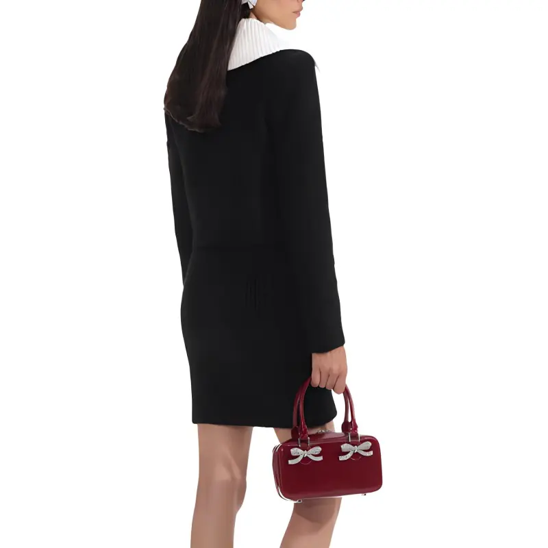 Self portrait Knitwear Women's Black & White-1