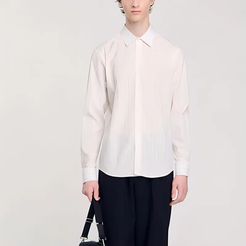 Sandro Pinstripe Shirt-1