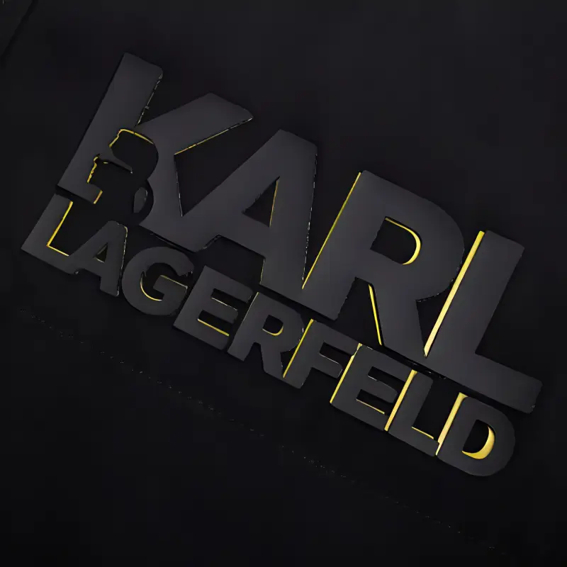 KARL LAGERFELD FW21 Trench Coat Men's Black-4