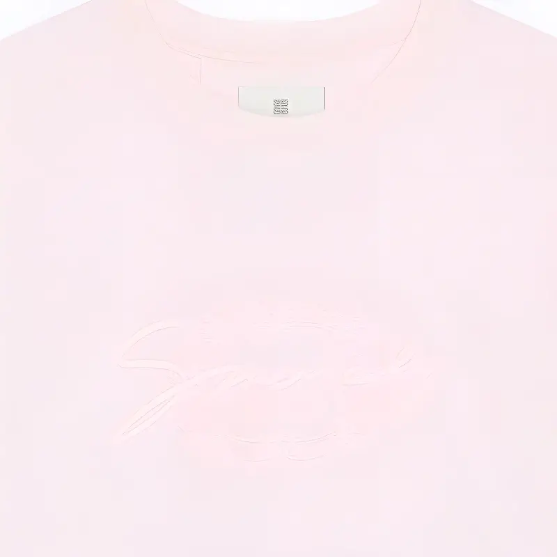 Givenchy Logo Embroidered Cropped T Shirt-3