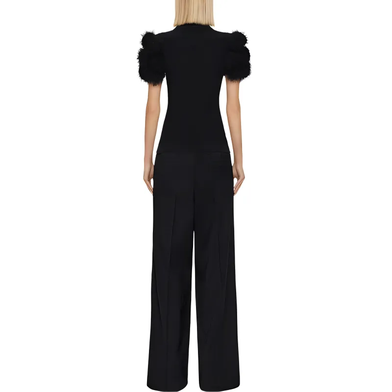 Givenchy Pompom detail Polo Top-2