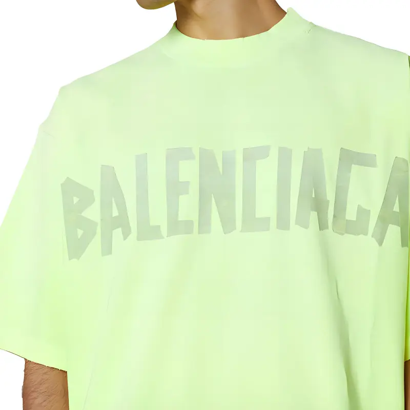 Balenciaga T-Shirts Men Green-1