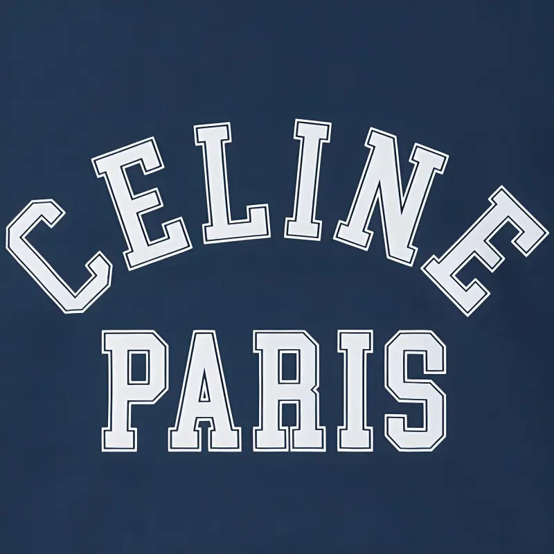 CELINE Crop Tops Women's Marine Blue-2