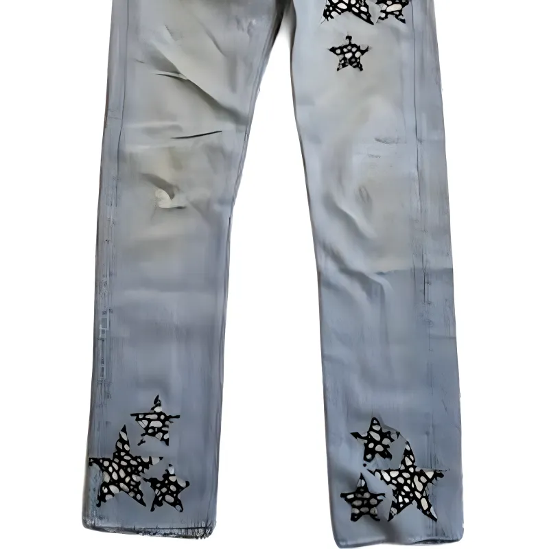 Chrome Hearts SS24 Jeans Women's Blue-3