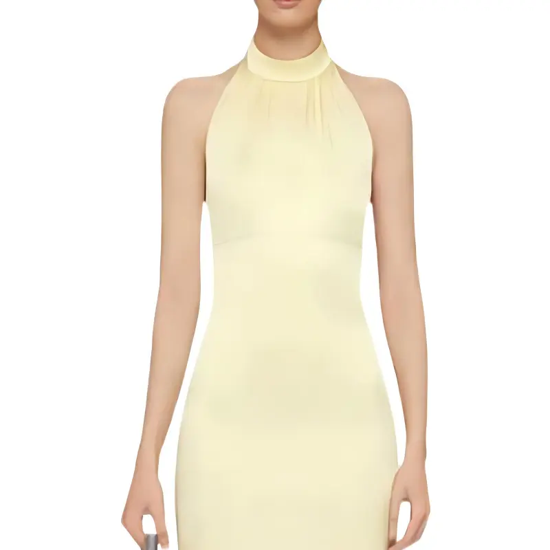 GIVENCHY FW22 Sleeveless Dress Women's Yellow-4