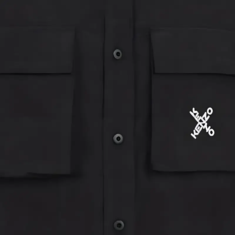 KENZO Shirts Men Black-4
