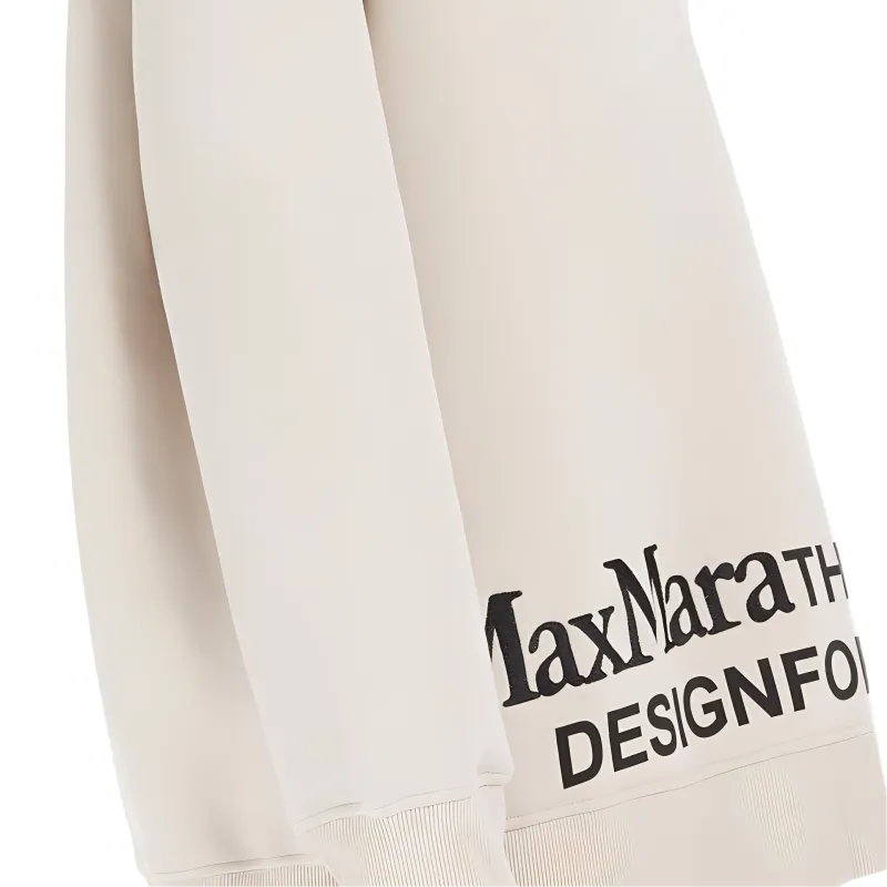 'S MAX MARA Logo print Hoodie-5