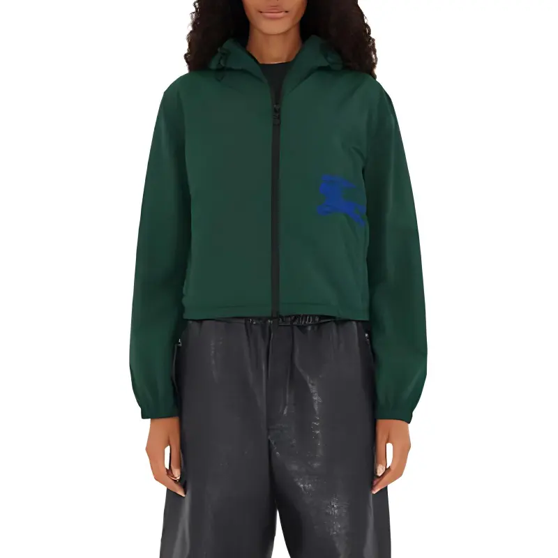 Burberry EKD embroidered Cropped Jacket-3