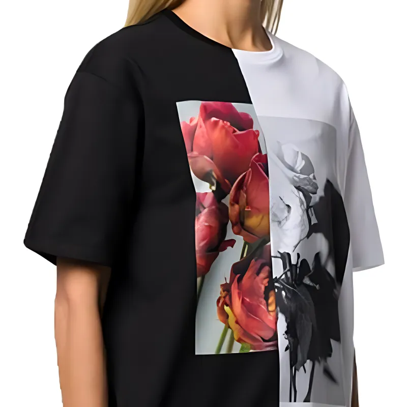 Alexander McQueen T Shirts Women's Black/White-3