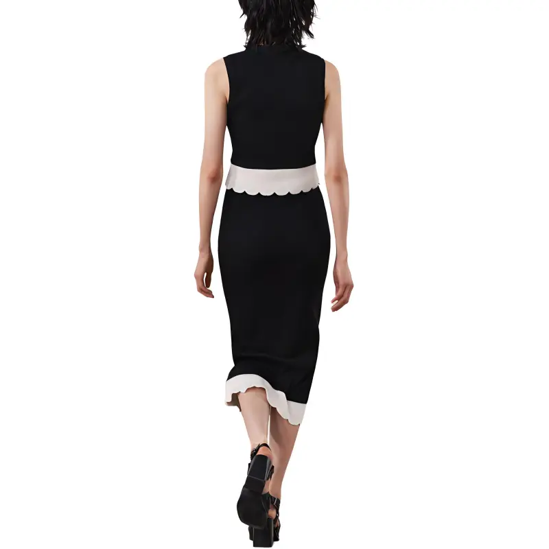 ZARA T Shirt Women's Black/Nude-3