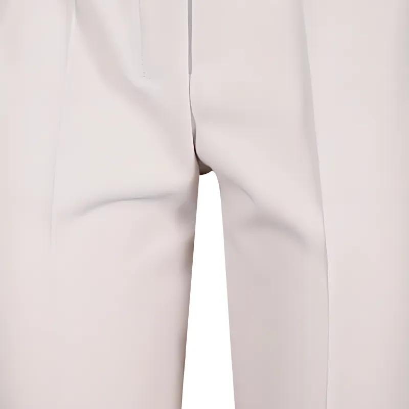 'S MAX MARA High Waist Straight Leg Pants-3