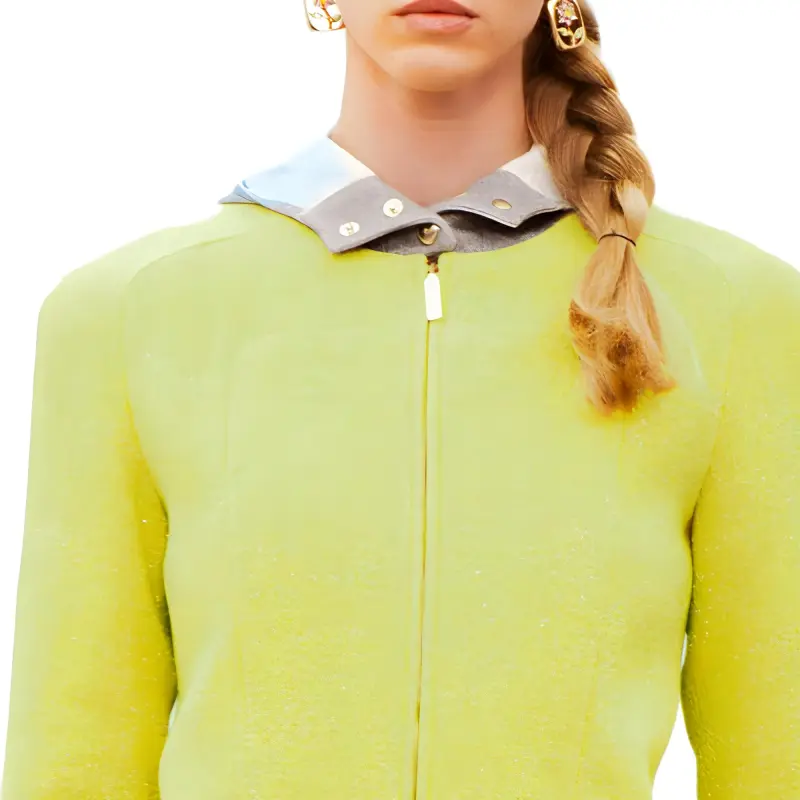 CHANEL SS24 Jackets Coats Women's Yellow-3