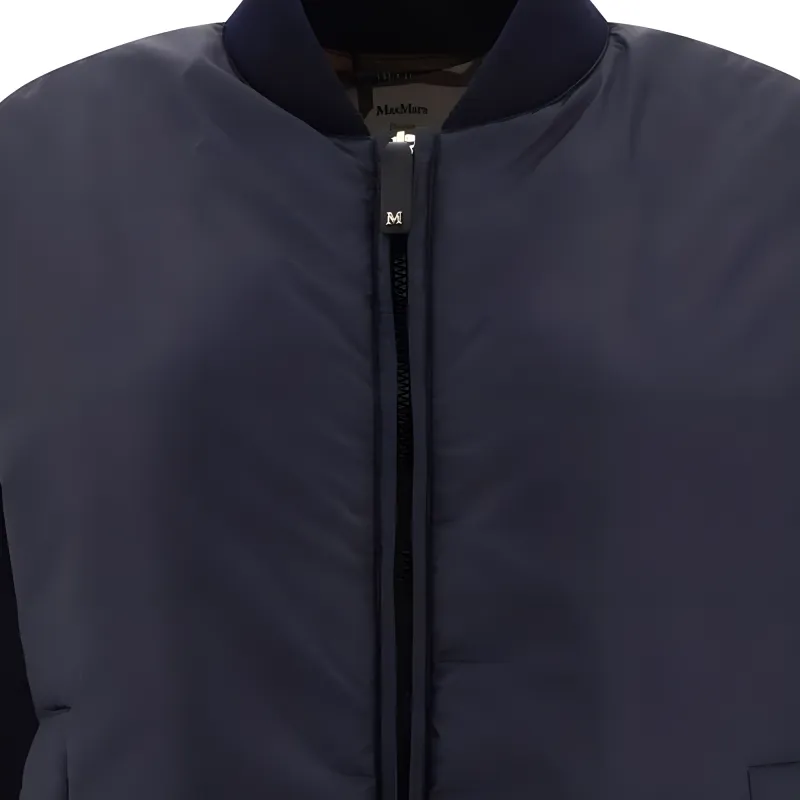 MaxMara Zip Up Long Sleeved Bomber Jacket-3