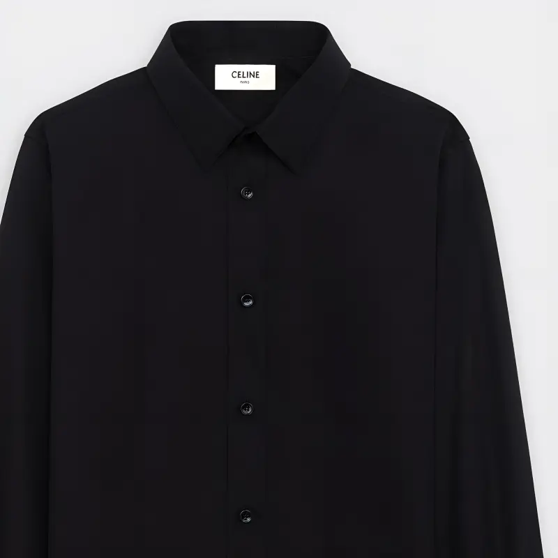 CELINE Shirts Men Black-4