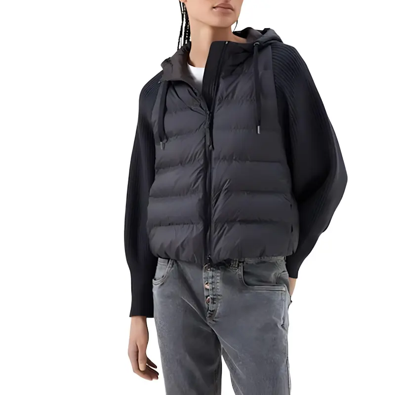 Brunello Cucinelli Drawstring Hooded Jacket-4