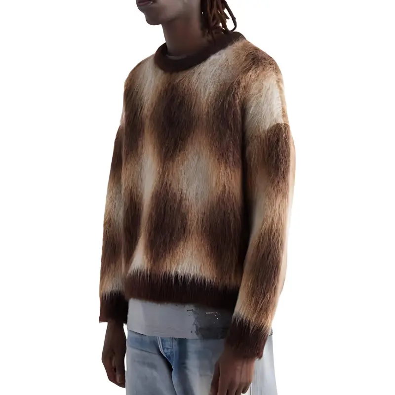 CELINE Crewneck Cropped Jumper-2