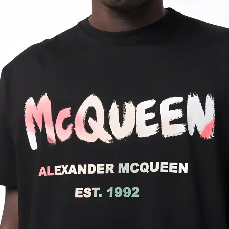 Alexander McQueen SS23 T Shirt Men's Black-5