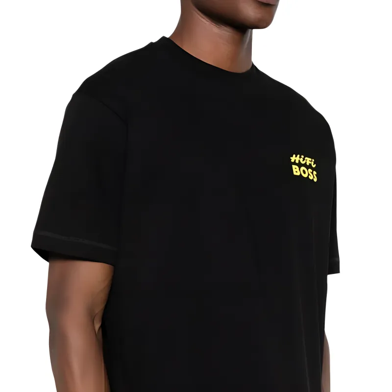 HUGO BOSS T Shirts Men Black-5