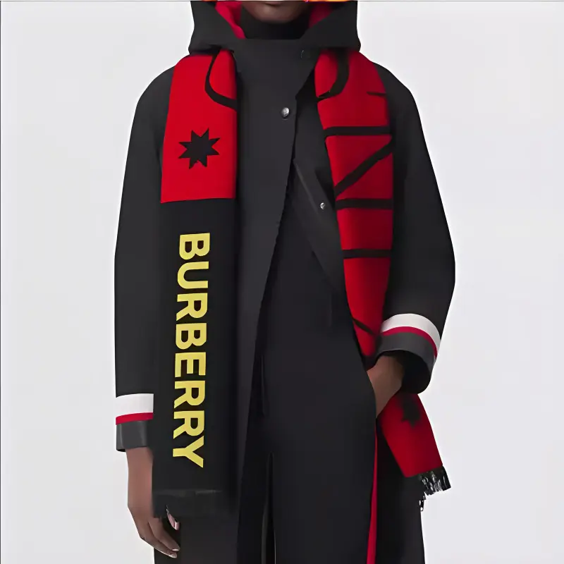 Burberry Kinship Jacquard Scarf-6