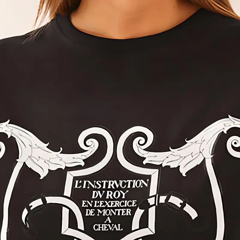 HERMES T Shirts Women's Black-5
