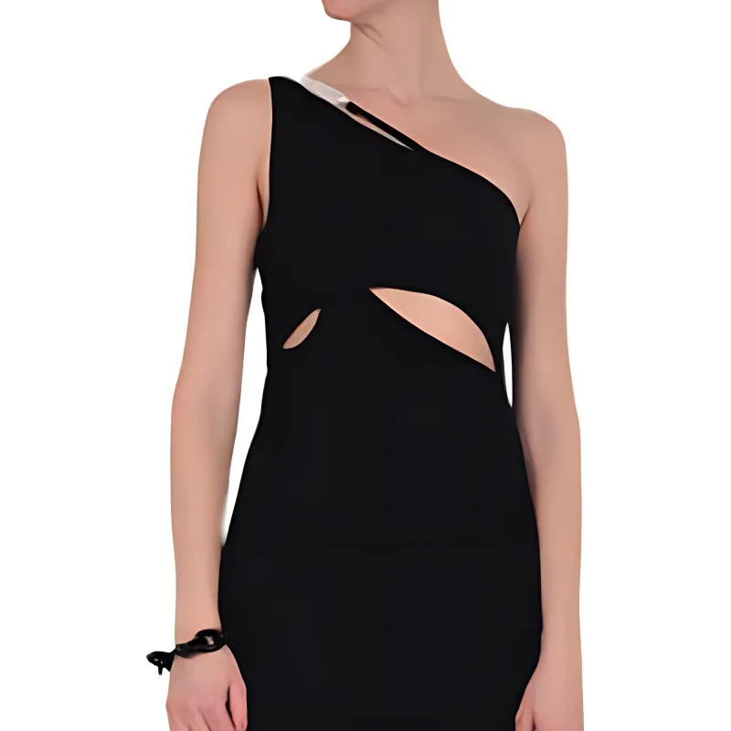 Givenchy Sleeveless Dresses Women's Black-6