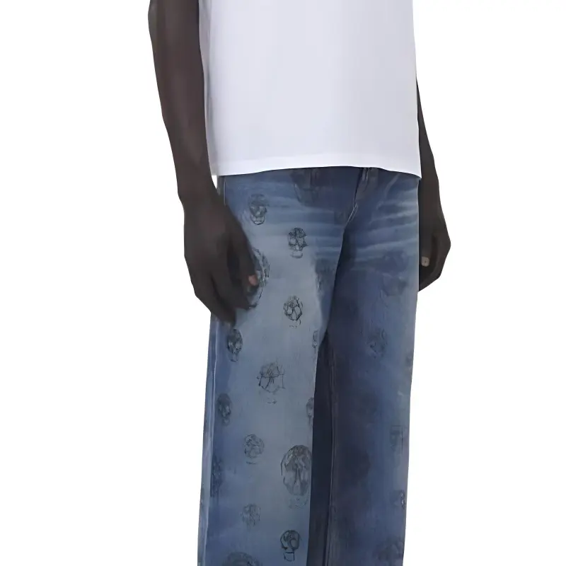 Alexander McQueen Skull Embellished Crewneck T Shirt-6