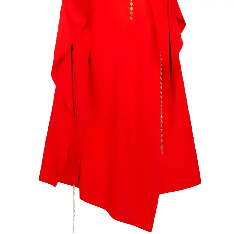 GIVENCHY SS21 Sleeveless Dress Women's Lotus Red-3