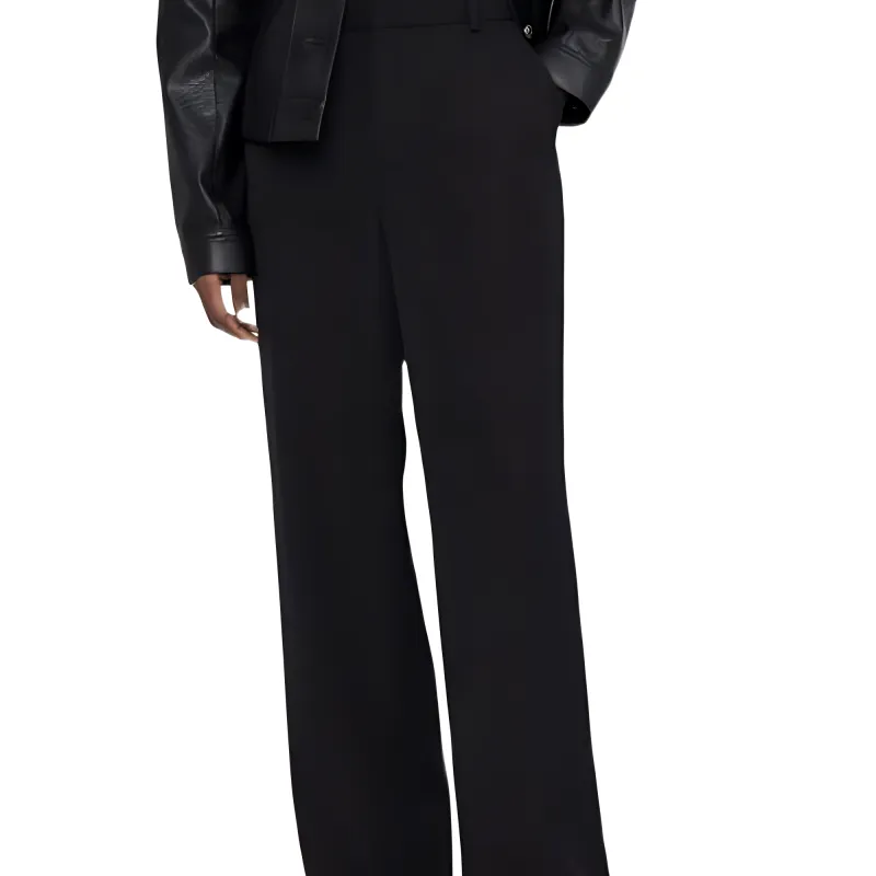 BALMAIN Wide Leg Tailored Trousers-7