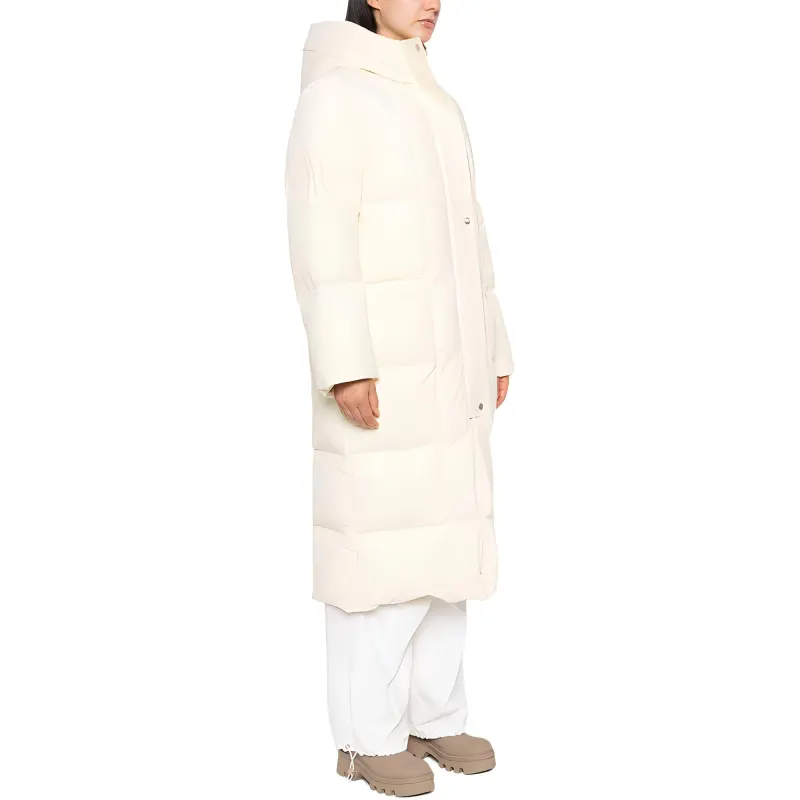 JIL SANDER Quilted Hooded Down Coat-1