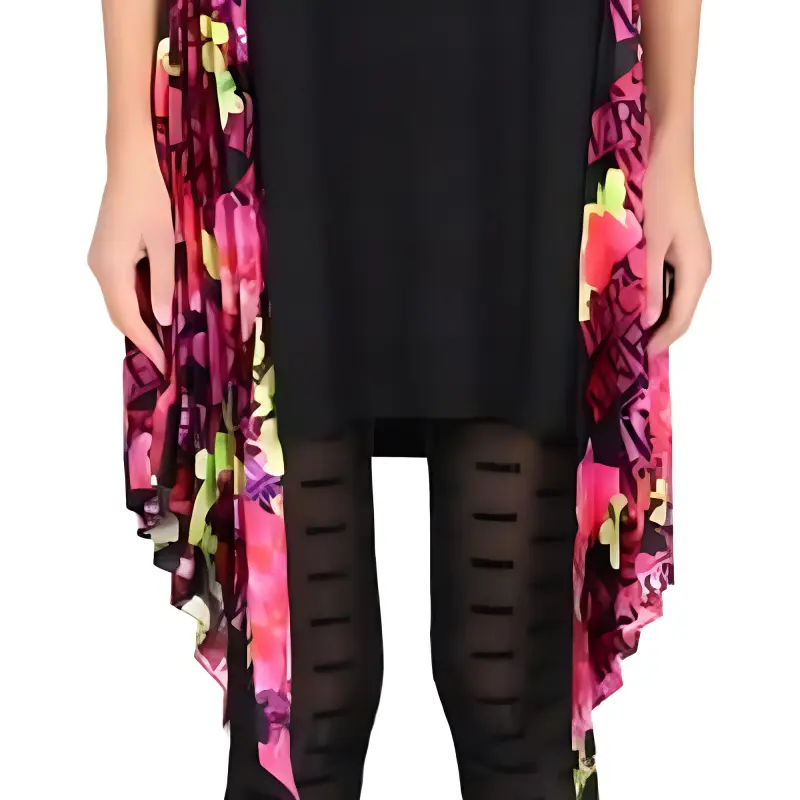 VERSACE Orchid Printed Dress-4