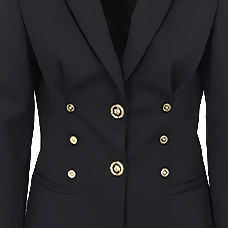 FANSIZHE VERSACE Business Suit Coat Women's Black-4