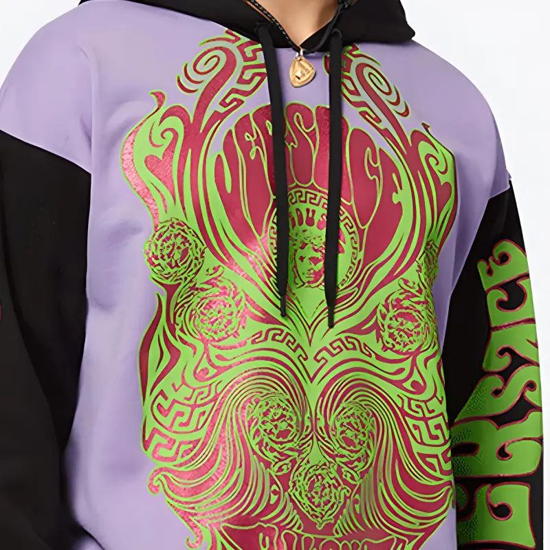 VERSACE VERSACE SS22 Sweatshirt Men's Light Purple-4