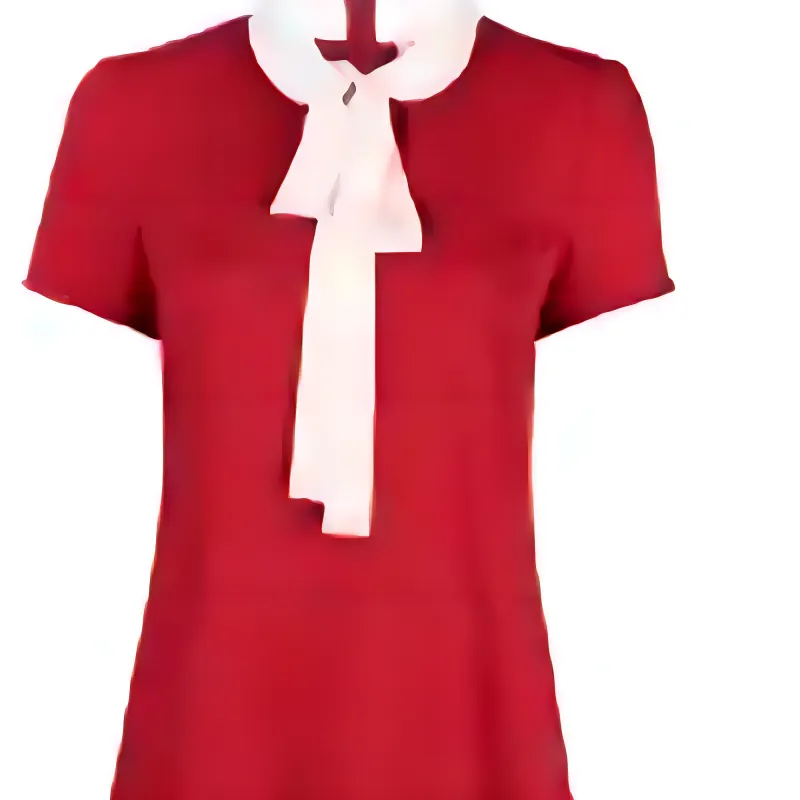 RED VALENTINO Short Sleeved Dresses Women's Red-4