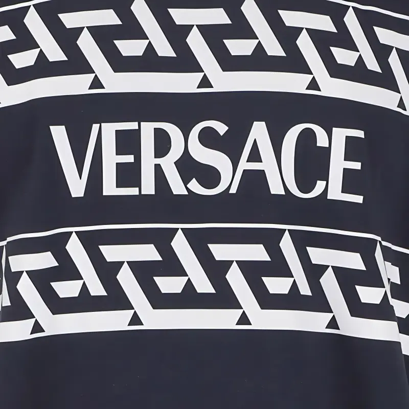 VERSACE T Shirts Men Dark Blue-2