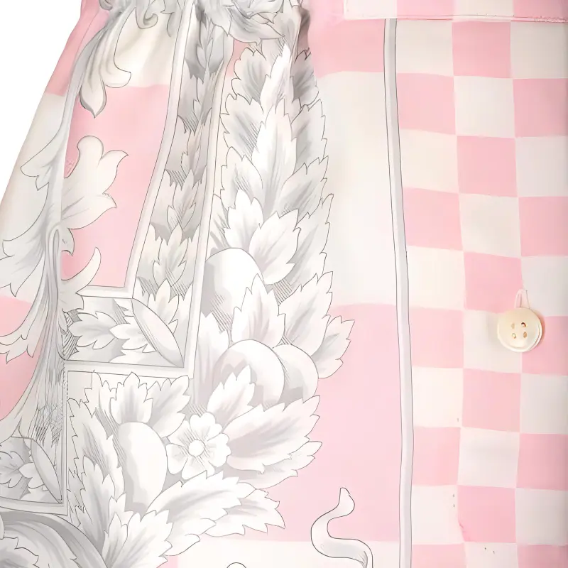 VERSACE Shorts 'Pastel Pink/White/Silver'-5