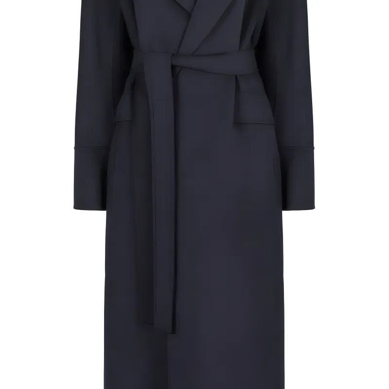 'S MAX MARA Belted Long Sleeved Coat-5
