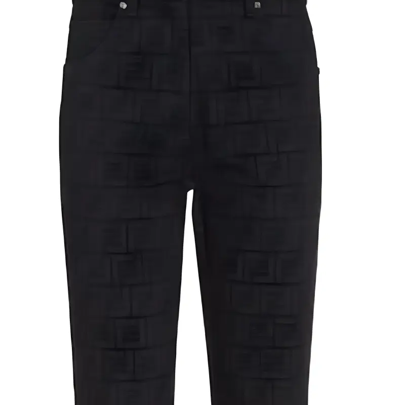 FENDI Ff Logo Slim Fit Jeans-2