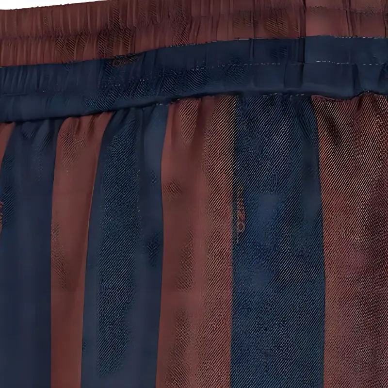 FENDI Striped Wide Leg Pants-5