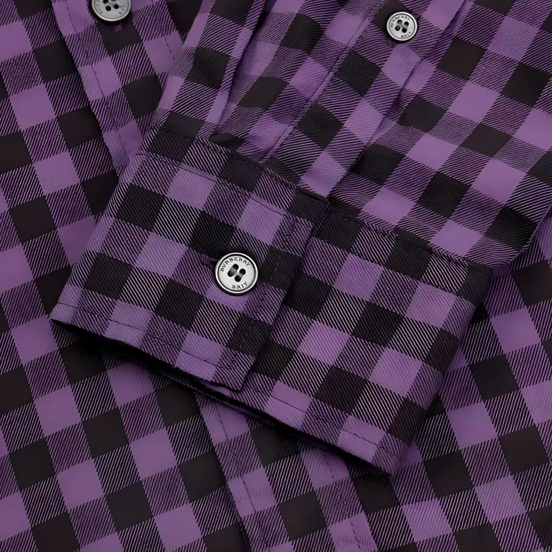 Burberry Shirts Men Purple-3