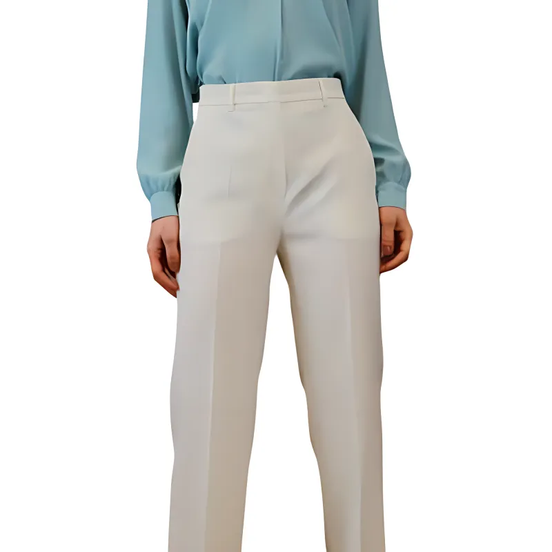 MaxMara Casual Pants Women's Gray White-4