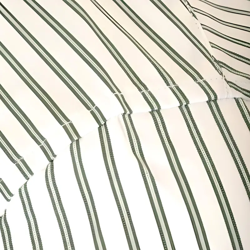 Burberry Logo Embroidered Striped Shirt-4
