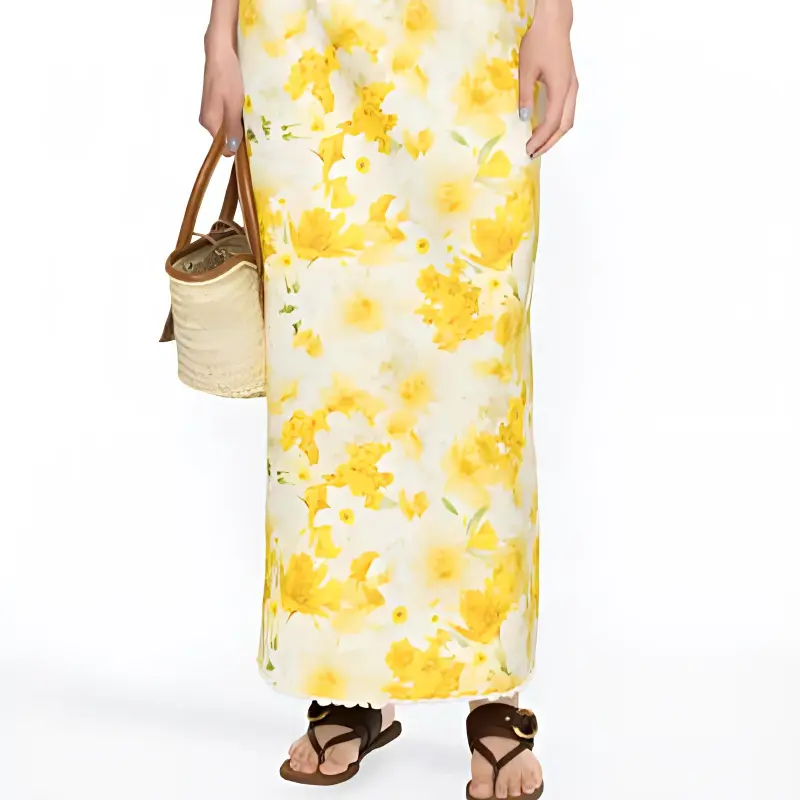 Zimmermann Casual Long Skirts Women's Yellow-3